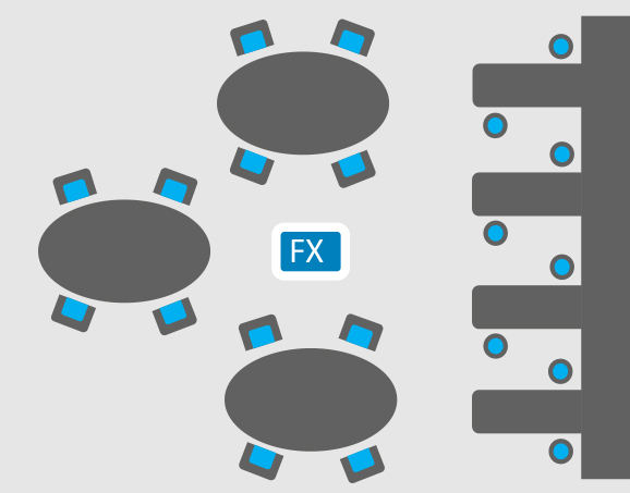 Gaststätte 60 m² ivoc x luftreiniger konzept gastronomie gaststätte luftfilter